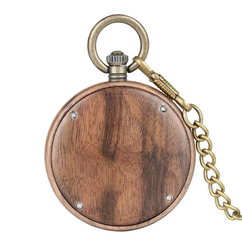 Groomsmen Set of 9 Wooden Pocket Watch | Perfecto - Image 2