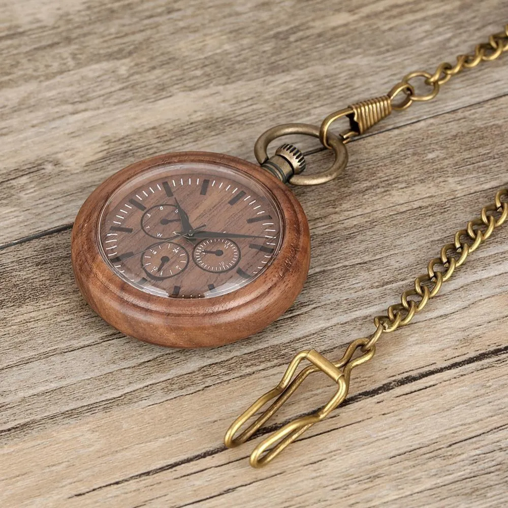 Groomsmen Set of 9 Wooden Pocket Watch | Perfecto - Image 3