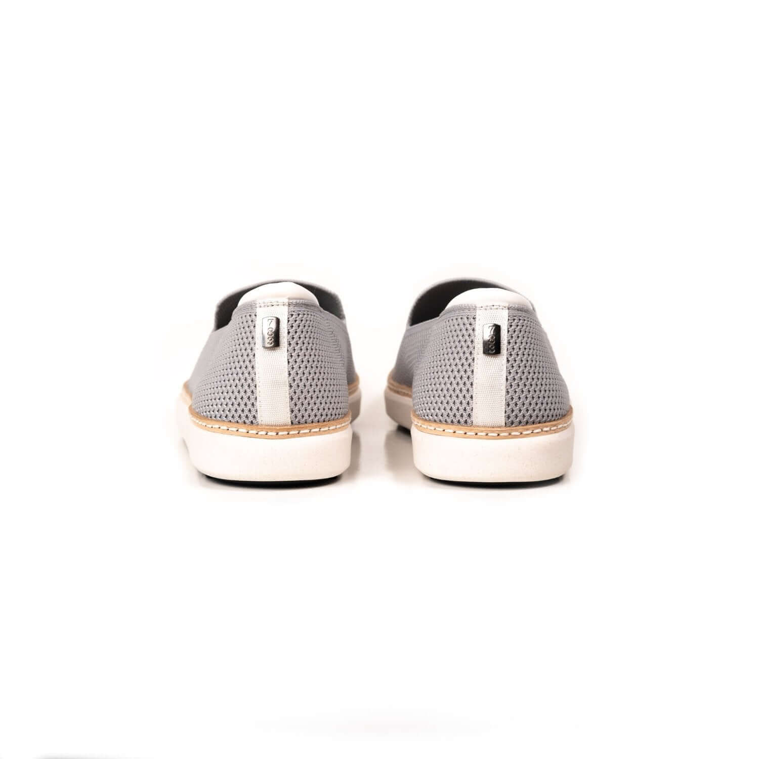 Grounding Slip-On Shoes • Grey Bamboo Knit - Image 4