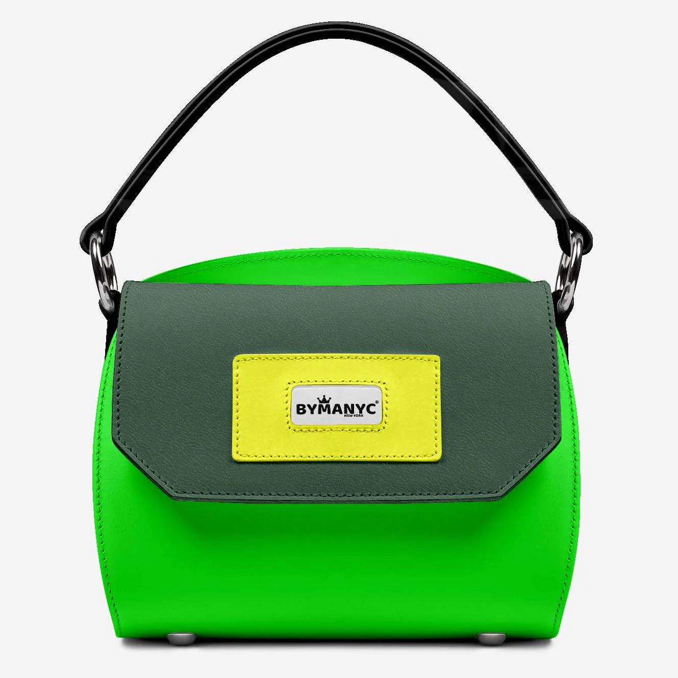 Handbag BYMANYC Ā® New York ā Couture Vegan Mini Box in SoHo Midnight