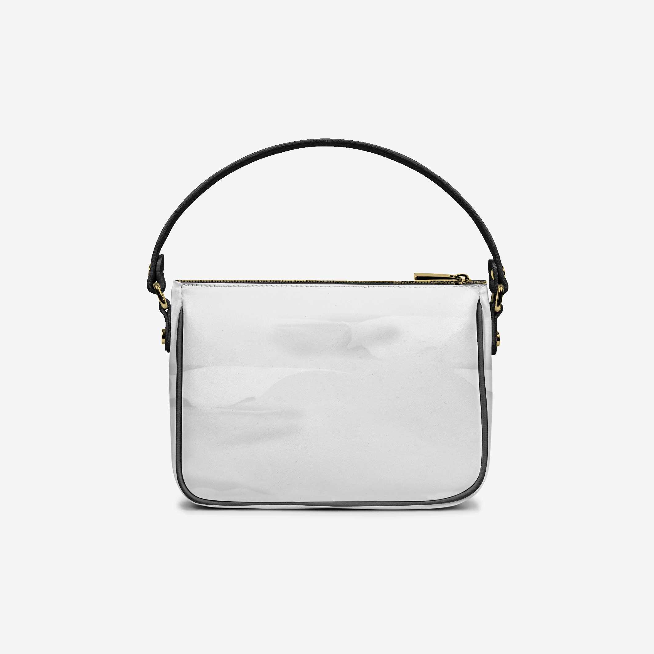 Handbag BYMANYC Ā® New York ā Couture Vegan Vertical Band in Midnight Gold - Image 6