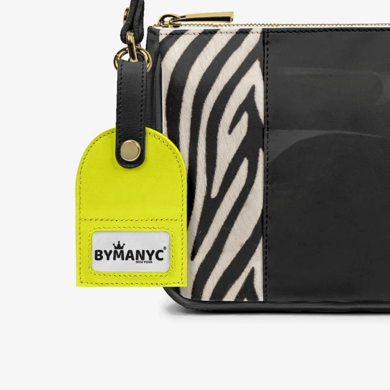 Handbag BYMANYC ® New York – Luxe Pendant Vertical Band in Ruby & Onyx - Image 3