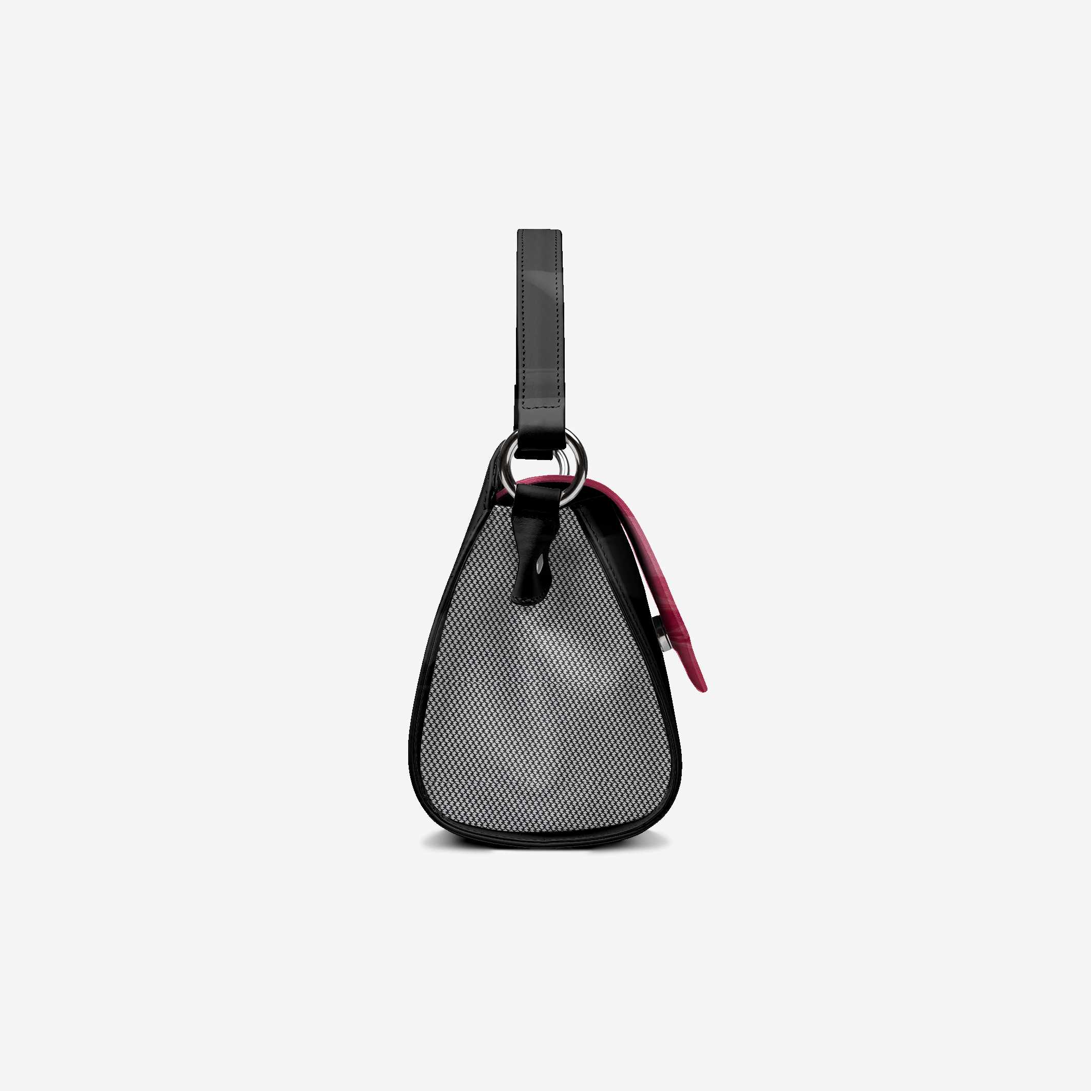 Handbag BYMANYC ® New York – Vegan Couture Trunk Mini in Manhattan Black - Image 4