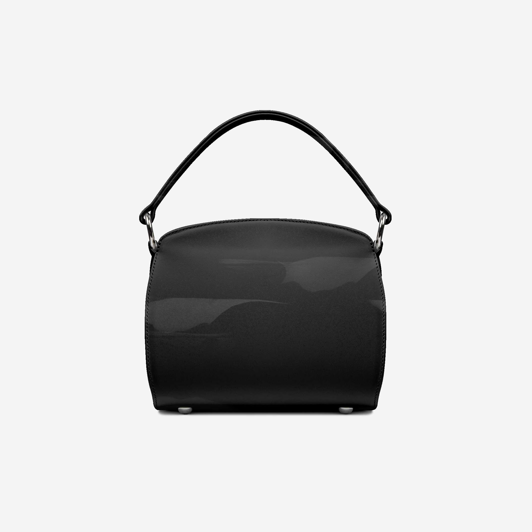 Handbag BYMANYC ® New York – Vegan Couture Trunk Mini in Manhattan Black - Image 5