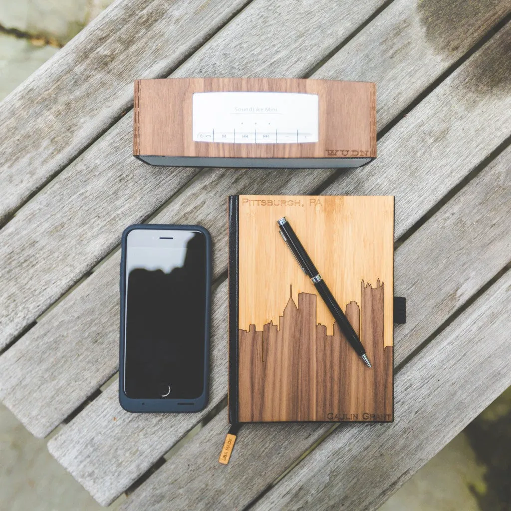 Handcrafted Wooden Journal / Planner (Compass Rose) - Image 13