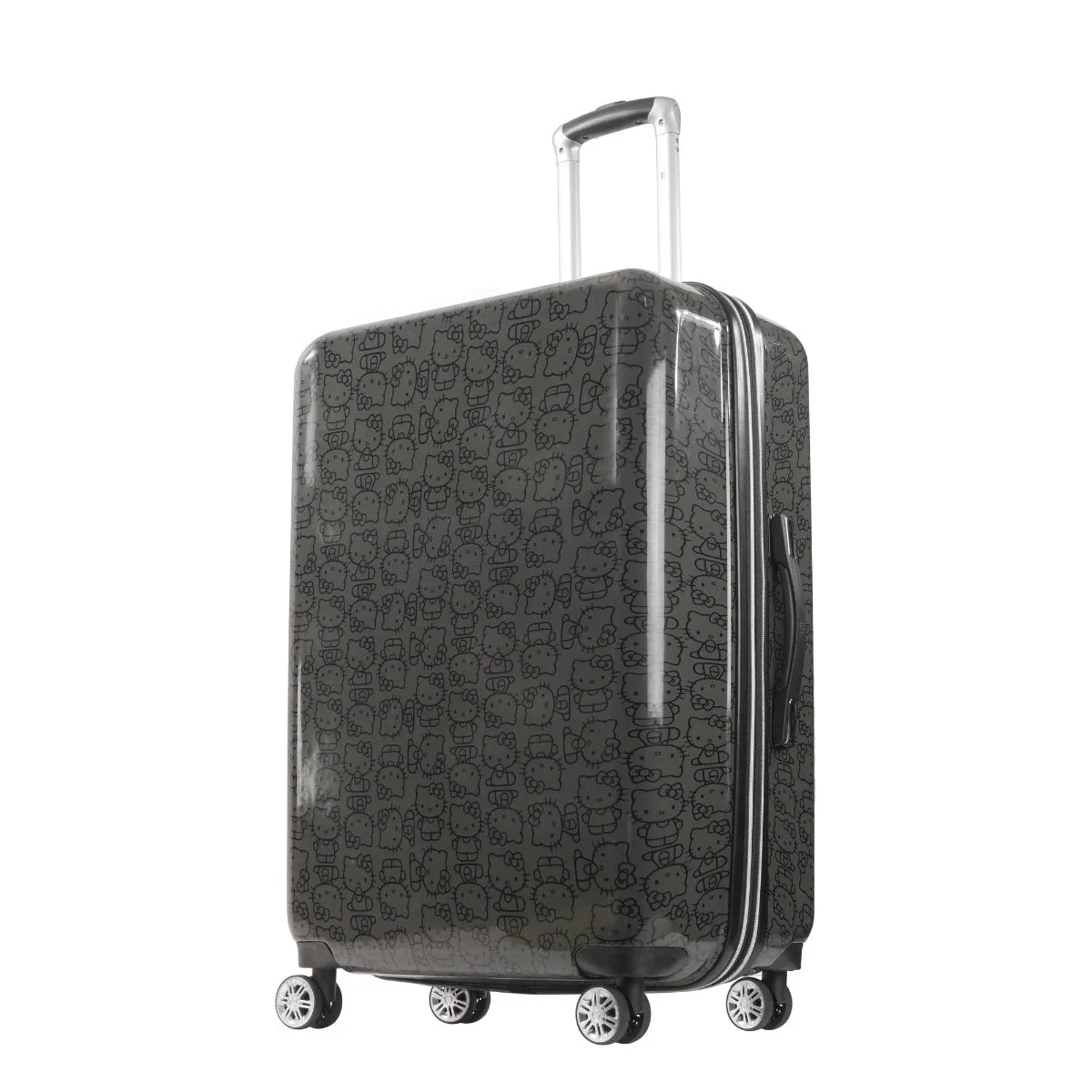 Hello Kitty Pose All Over 29.5" Hard-Sided Luggage Black