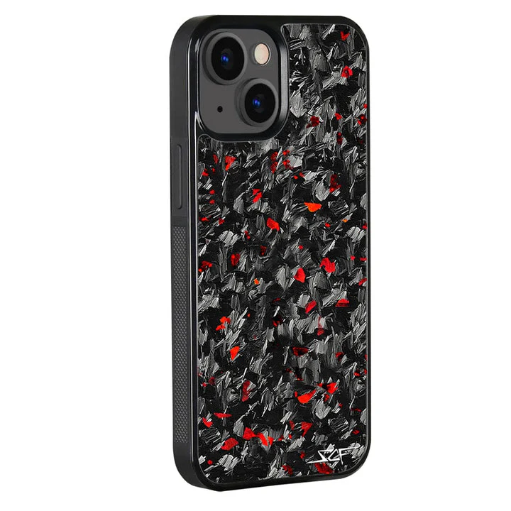 iPhone 15 Pro Max Real Red Flake Forged Carbon Fiber Phone Case | CLASSIC Series - Image 11