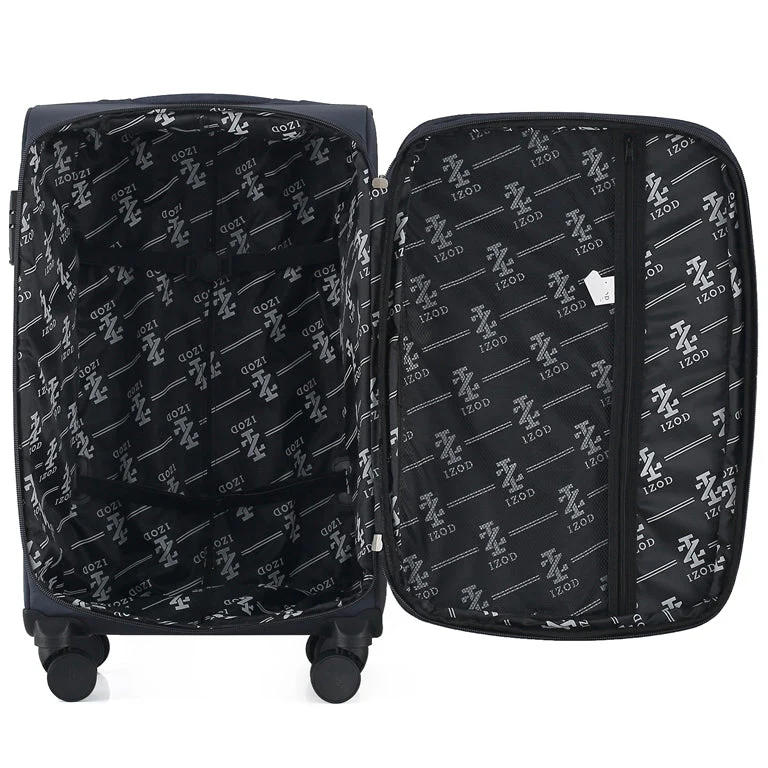 Liam Soft Shell Expandable 3 Piece Spinner Luggage Set with Lock - Image 12
