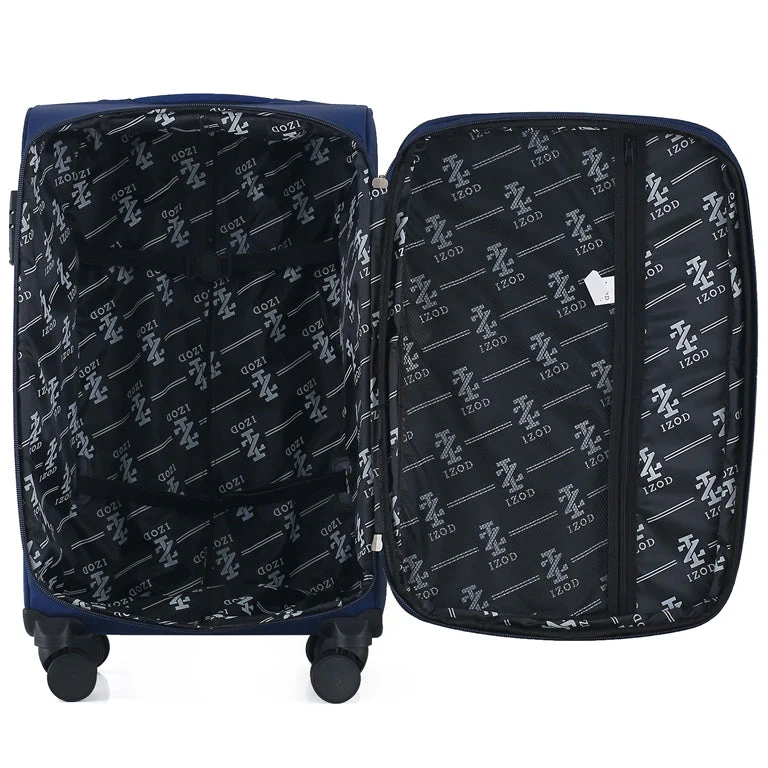 Liam Soft Shell Expandable 3 Piece Spinner Luggage Set with Lock - Image 18