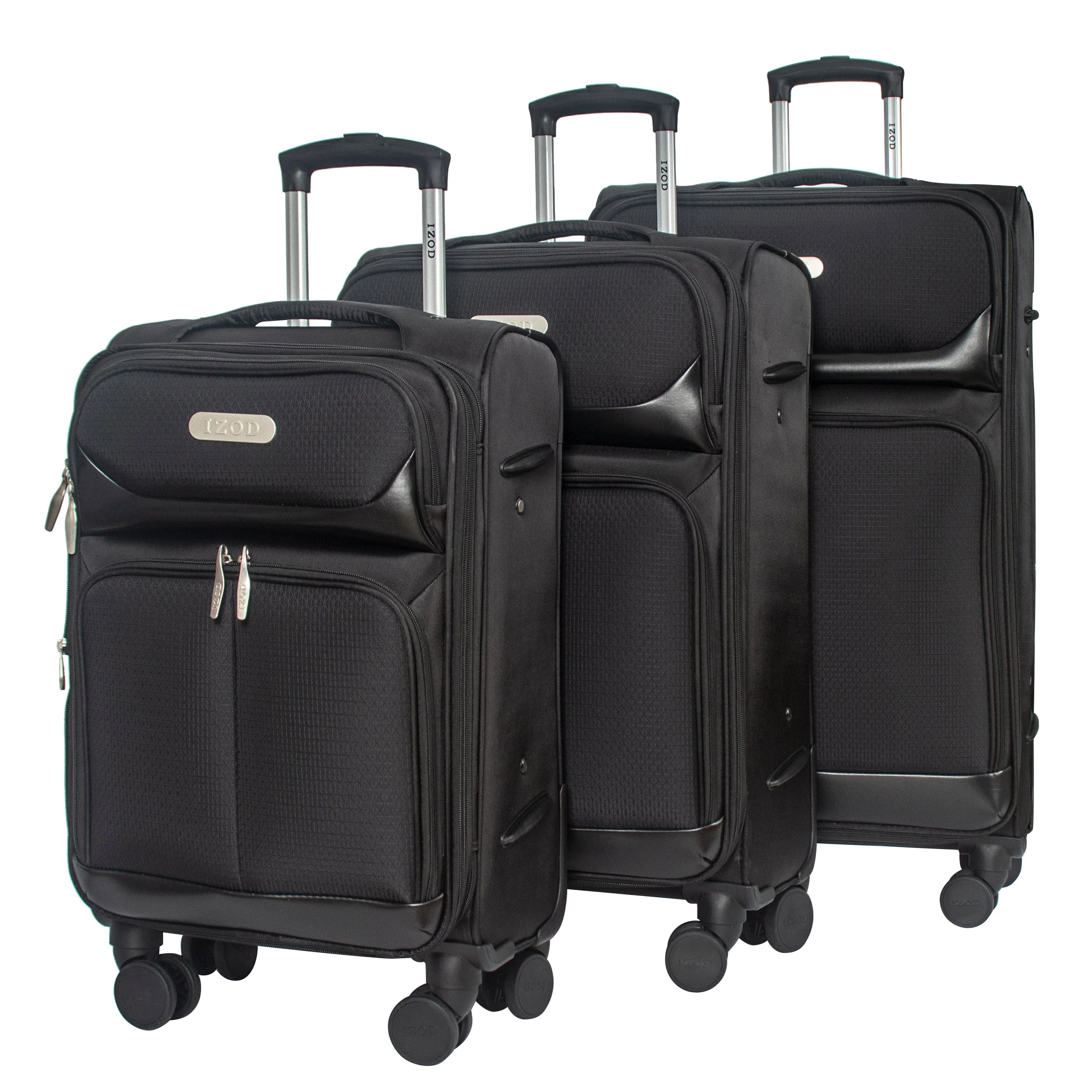 Ocean Soft Shell Lightweight Expandable 3 Piece Luggage Set
