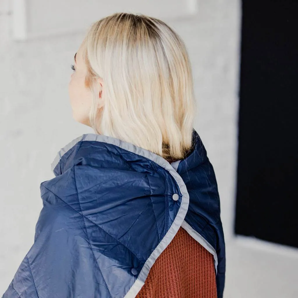 Layover™ Travel Blanket - Insulated & Packable | Blue - Image 2