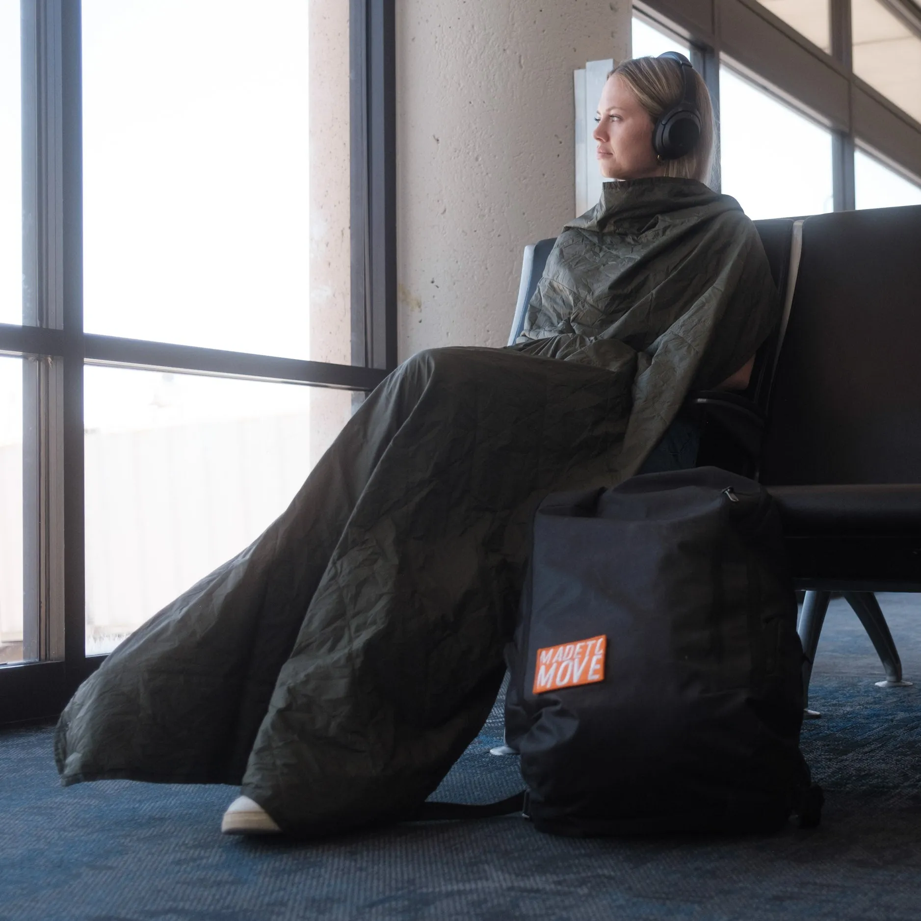Layover™ Travel Blanket - Insulated & Packable | Spruce - Image 5