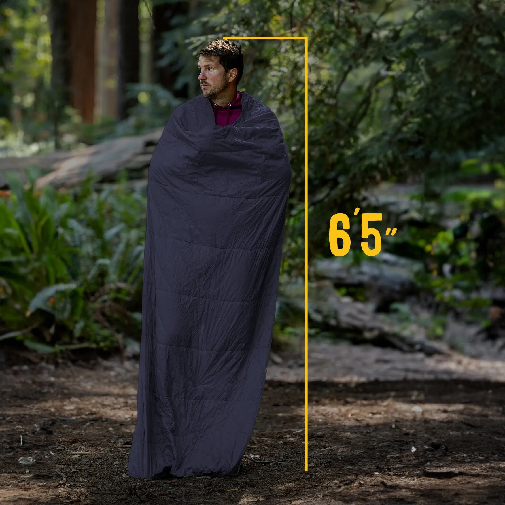 Layover™ XL Travel Blanket - Insulated & Packable | Blue - Image 10
