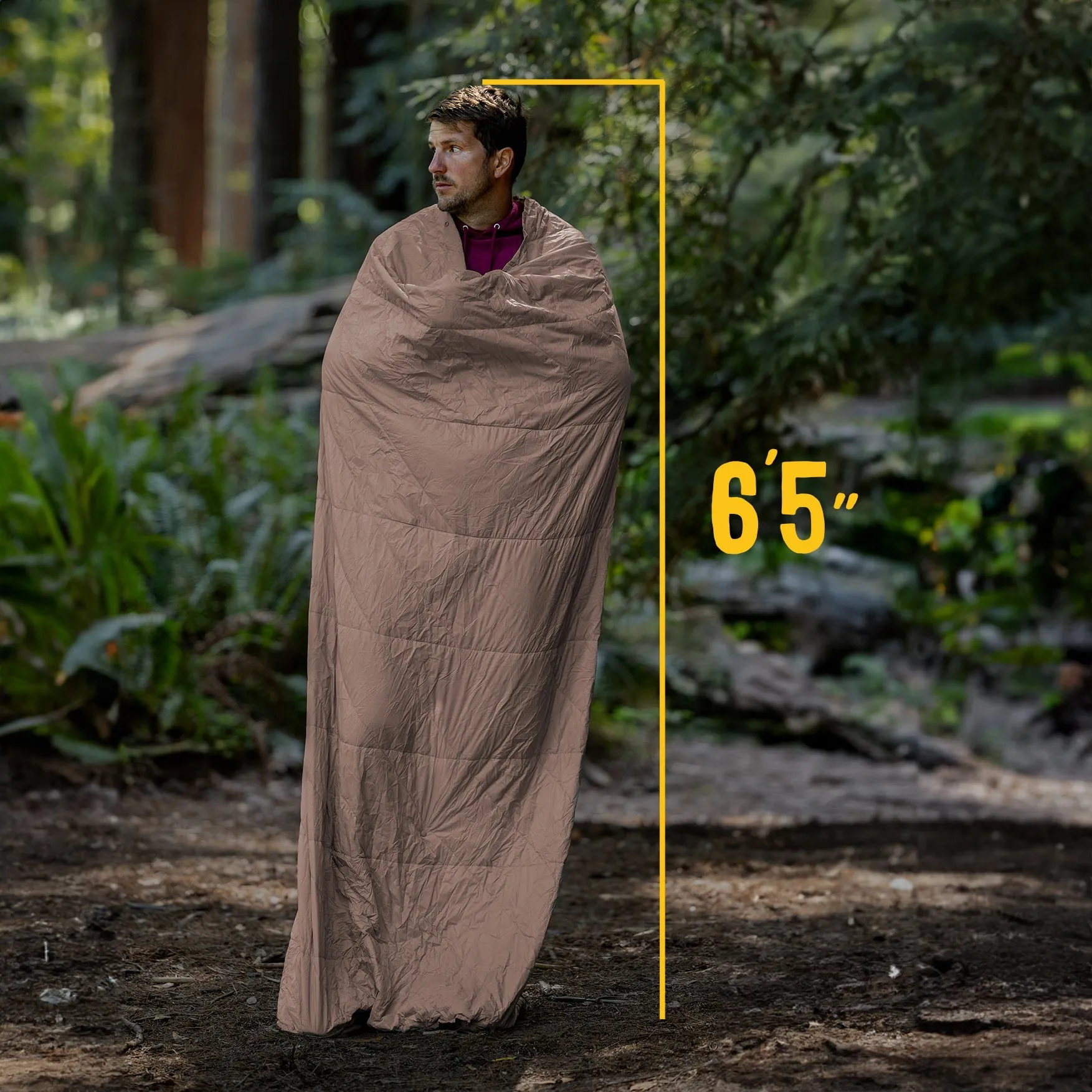 Layover™ XL Travel Blanket - Insulated & Packable | Quartz - Image 9