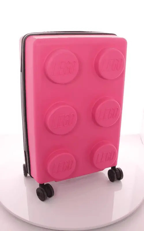 LEGO® Signature Brick Hot Pink Expandable 22" Carry-on Luggage - Image 8
