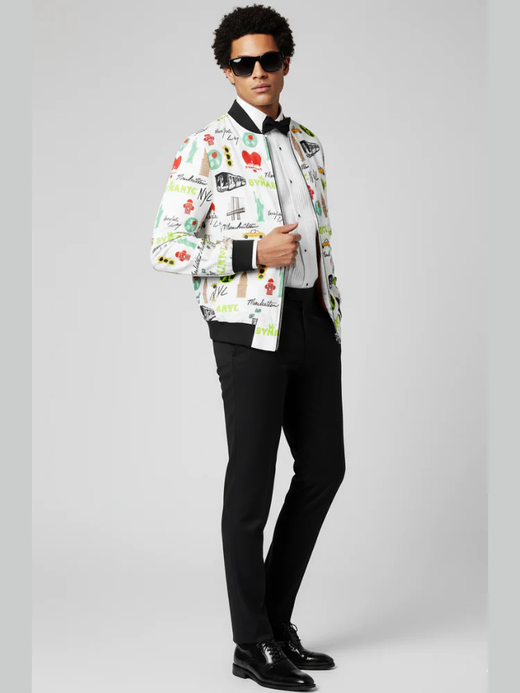 Limited Edition Jacket Manhattan Mosaic Sunset – BYMANYC ® New York - Image 2
