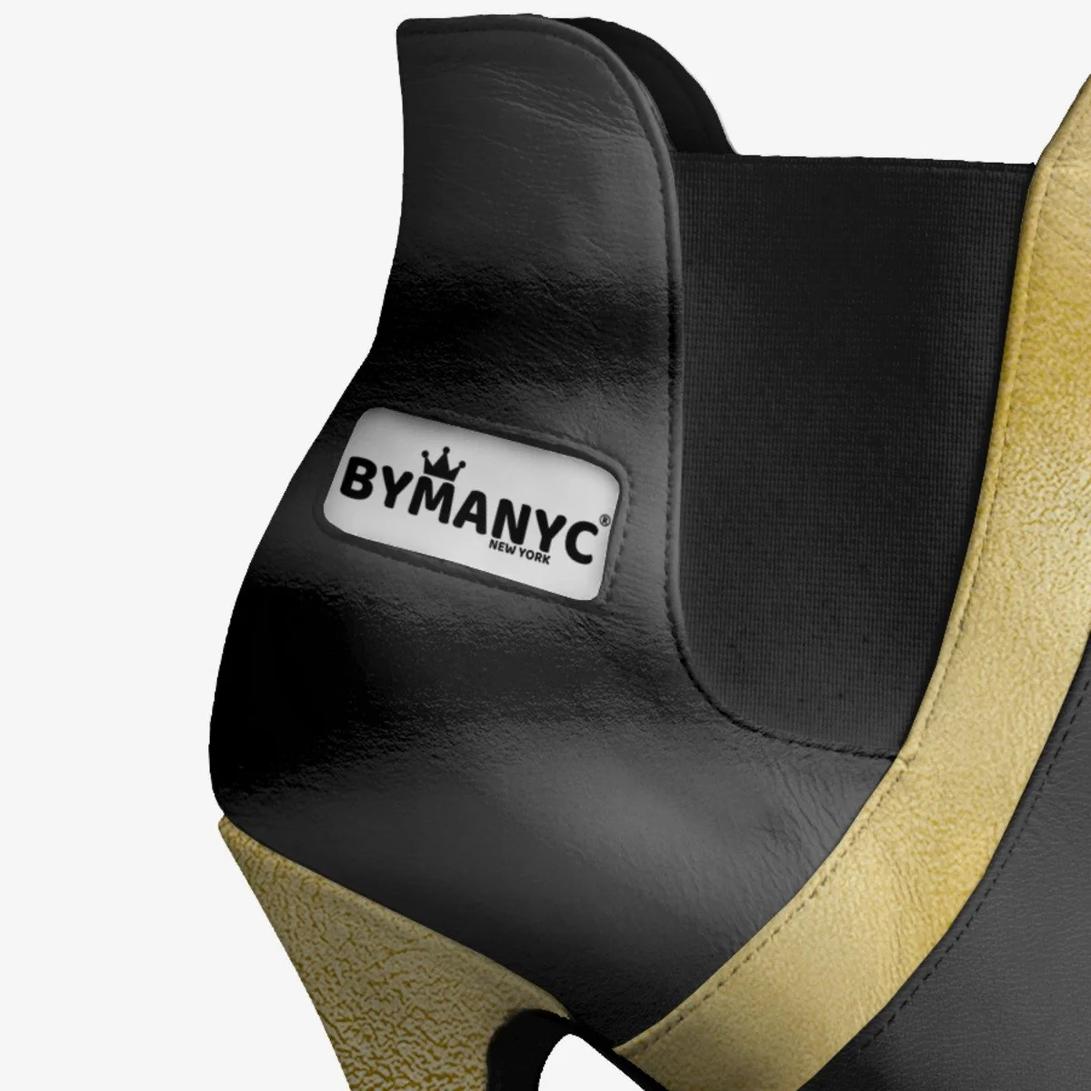 Limited Edition Vegan Over-the-Knee Boots BYMANYC® New York Skyline Black - Image 3