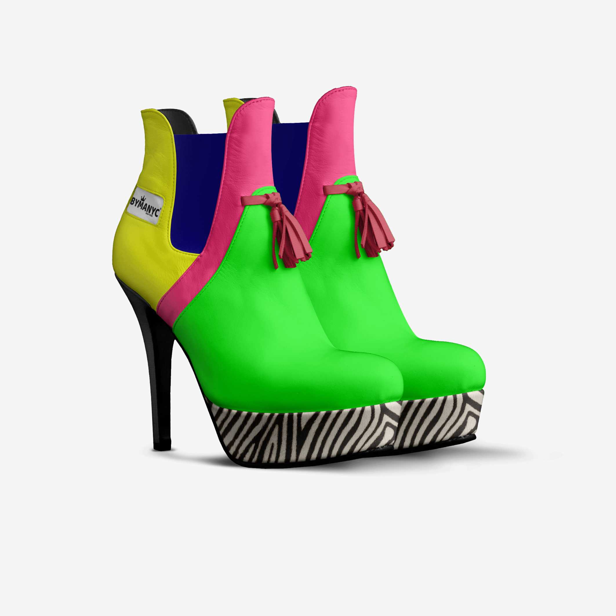 Limited Edition Vegan Tassels Platform Pump BYMANYC ® New York R&B Chic - Image 4