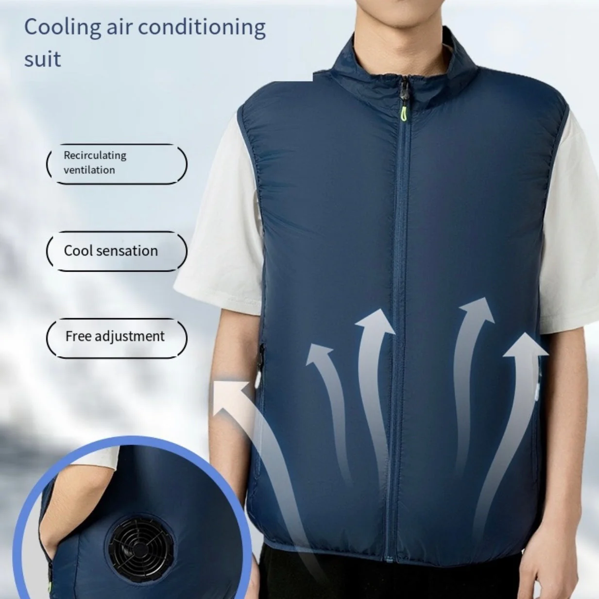 LITEGUEST™ UPF 50 Cooling Fan Vest – Lightweight Fishing-Integrated Outdoor Gear - Image 5