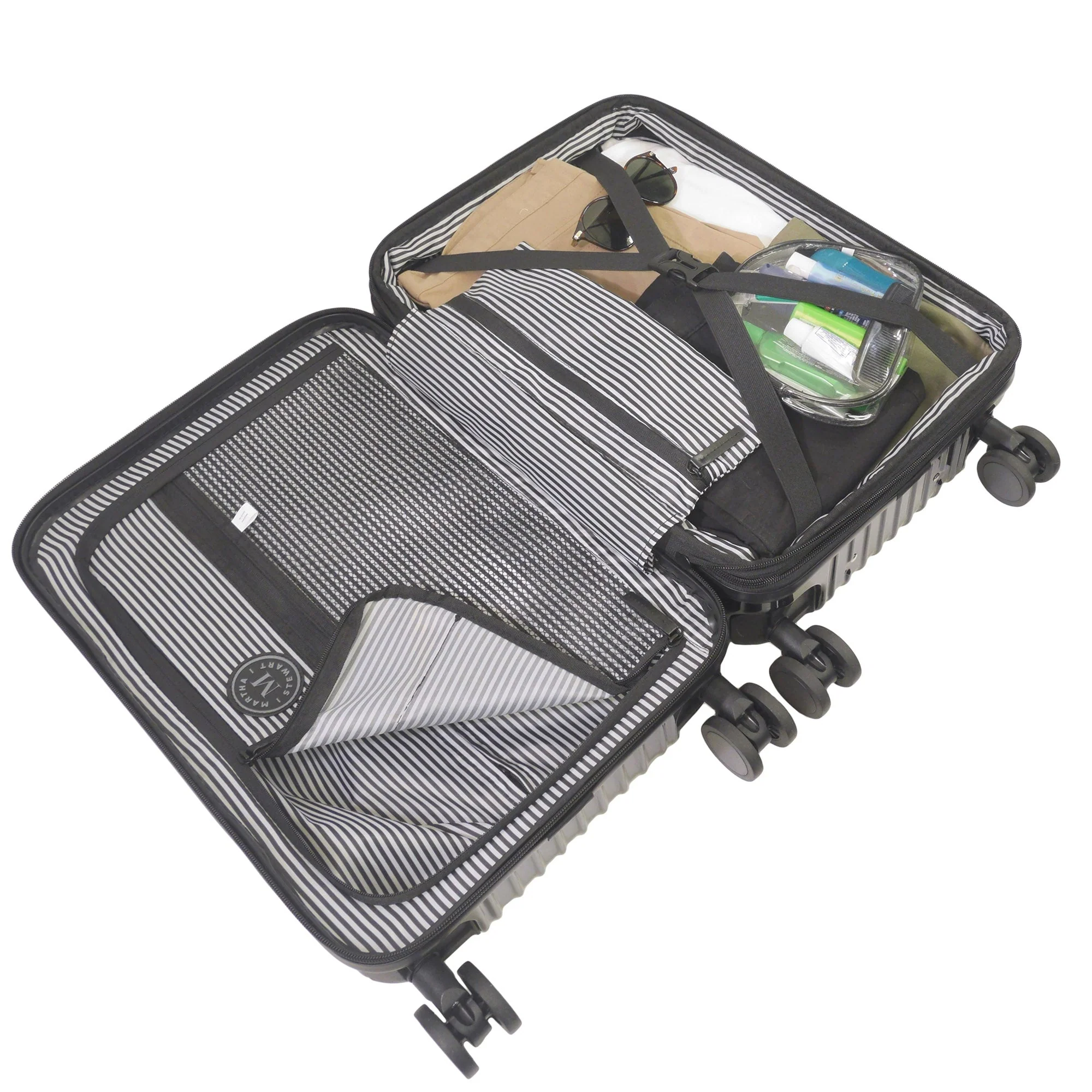 Martha Stewart The Bedford 3-Piece Hardcase Luggage Set - Image 5