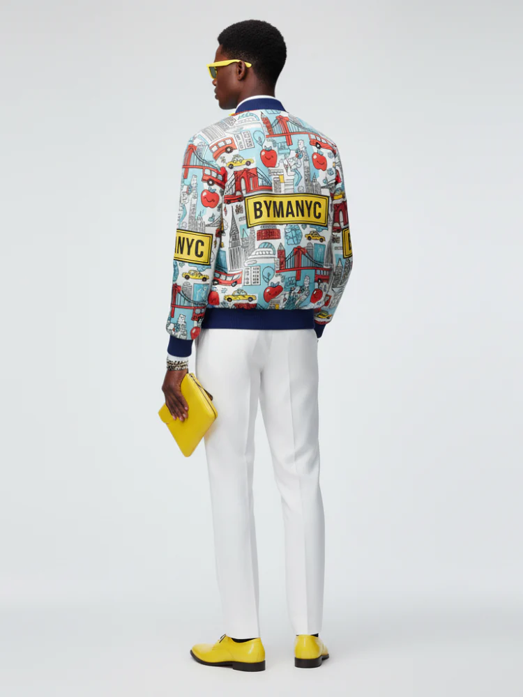 Men's GREENWICH Bomber Jacket BYMANYC ® New York - Image 4