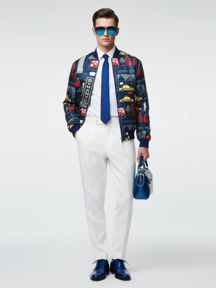 Men's HARLEM Bomber Jacket BYMANYC ® New York