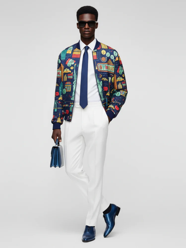 Men's MIDTOWN Bomber Jacket BYMANYC ® New York - Image 3