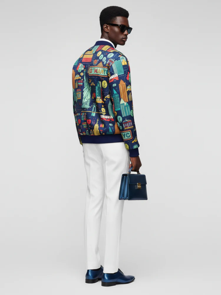 Men's MIDTOWN Bomber Jacket BYMANYC ® New York - Image 4