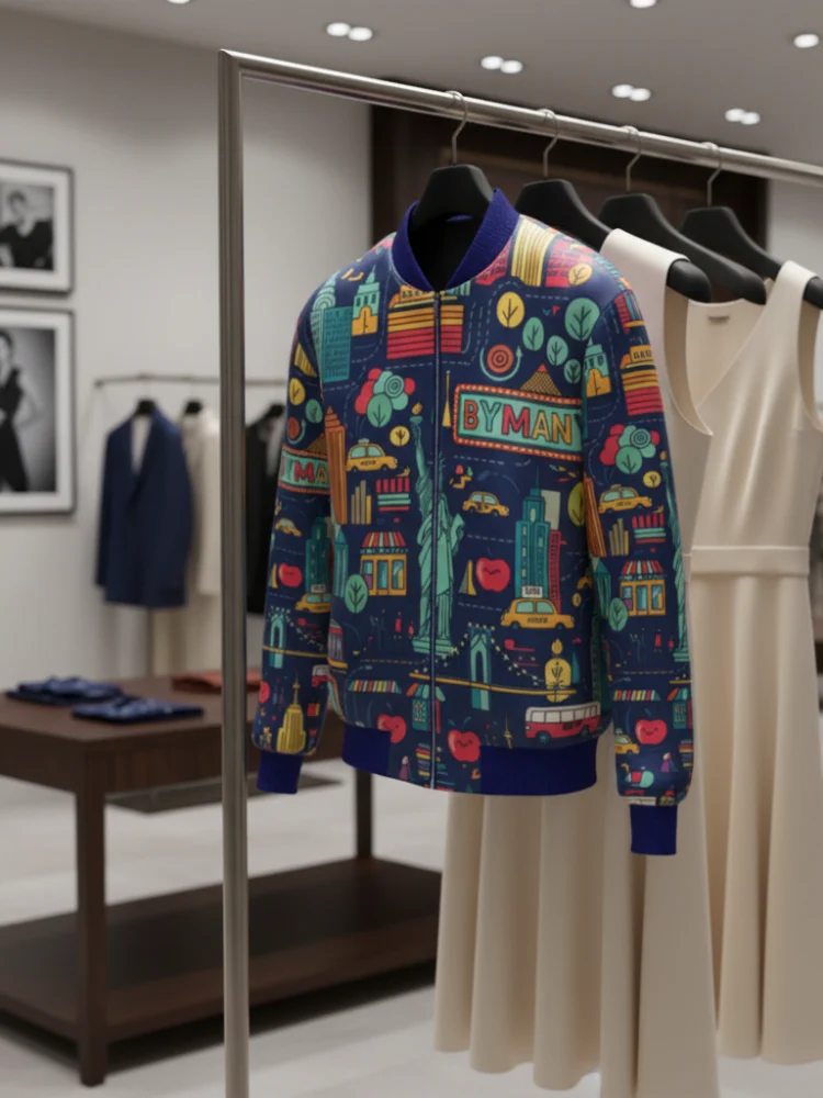 Men's MIDTOWN Bomber Jacket BYMANYC ® New York - Image 5