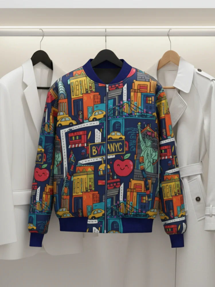 Men's SOHO Bomber Jacket BYMANYC ® New York - Image 2