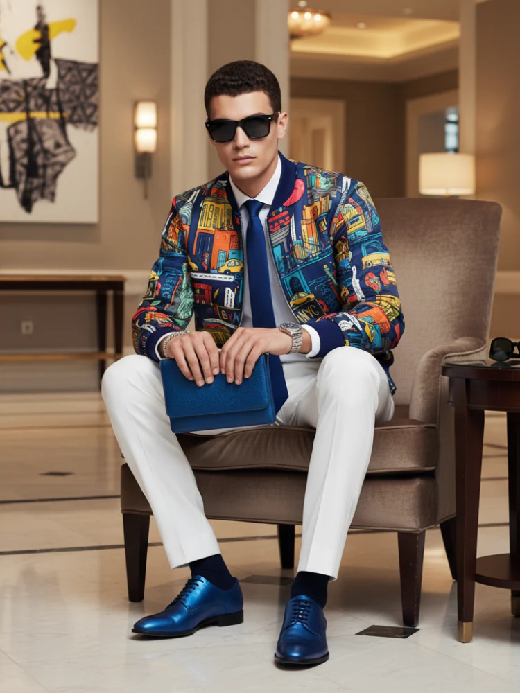 Men's SOHO Bomber Jacket BYMANYC ® New York - Image 3