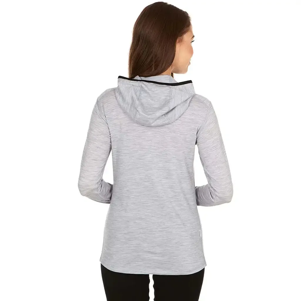 Women's Wool 1/4 Zip Sun Hoodie Woolverino - Image 2