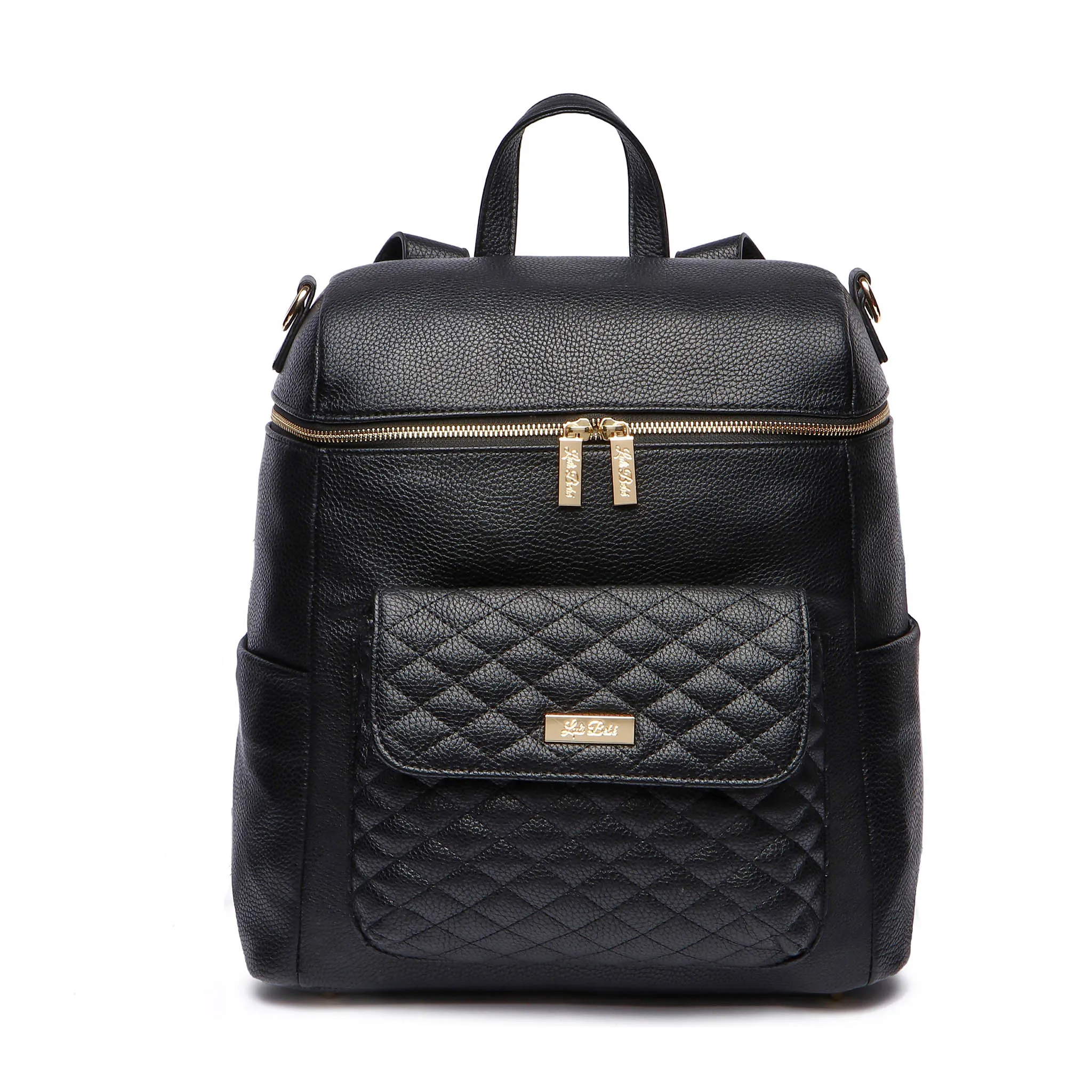 Monaco Backpack Diaper Bag | Ebony Black