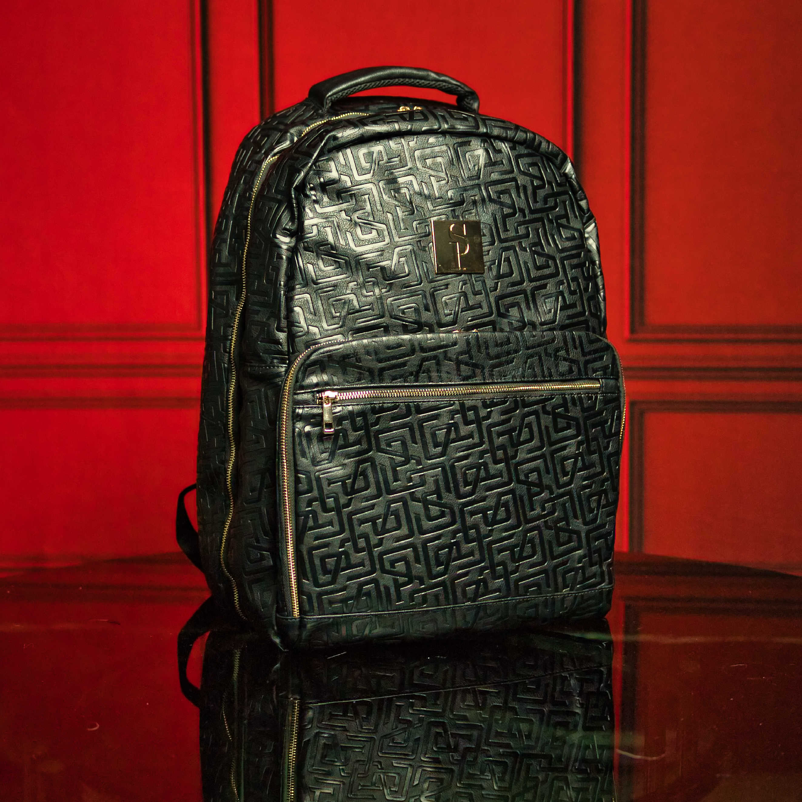 Monogram Leather 3 Bag Set (Signature Backpack, Commuter and Duffle Bag) - Image 5