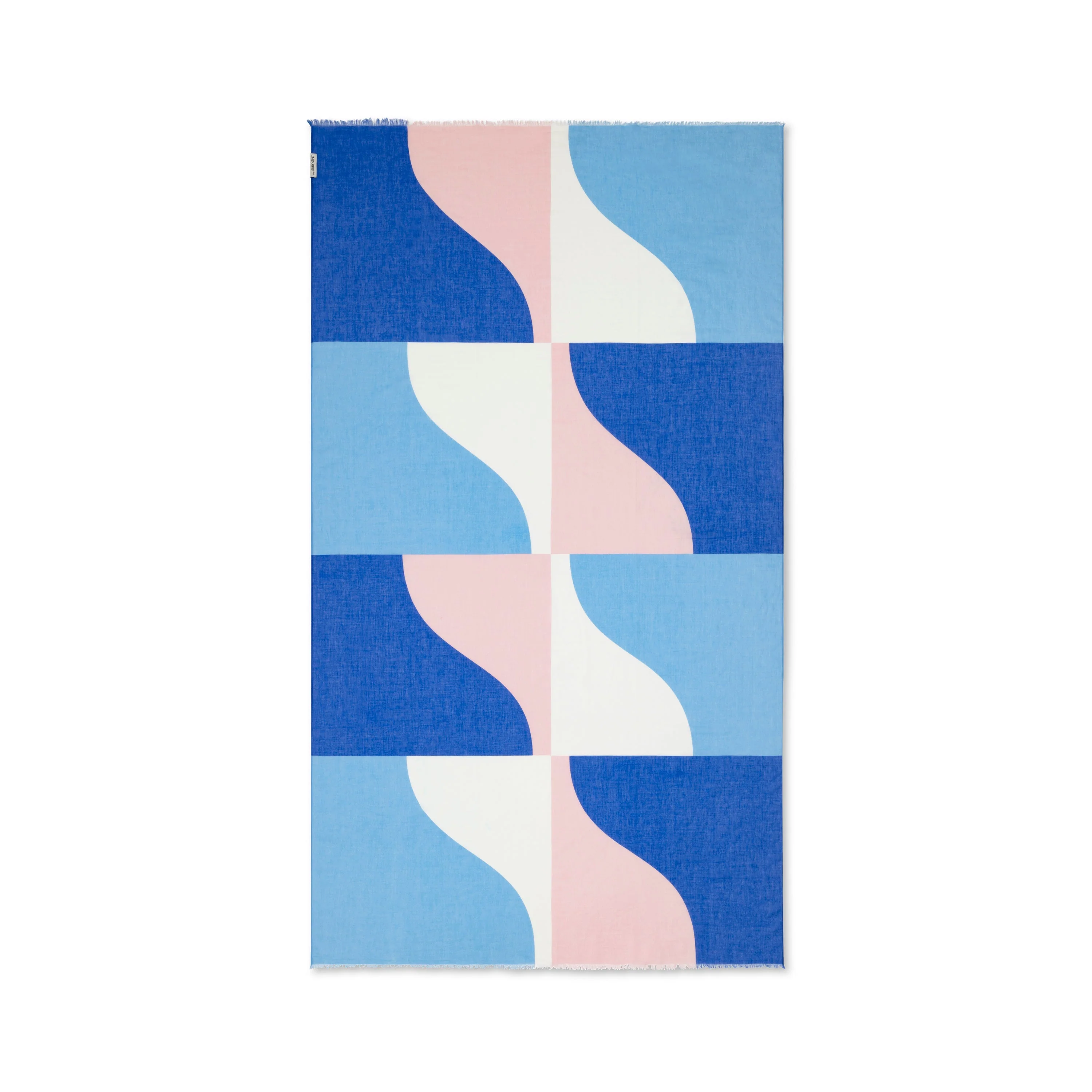 Mykonos Pareo - Santorini Blue and Pink