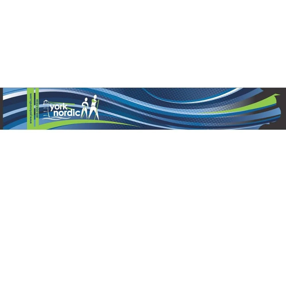 Official Nordic Walking Poles - True Nordic Glove Grip w-flip locks, detachable feet and travel bag - pair - For Heights up to 6β2β - Image 2