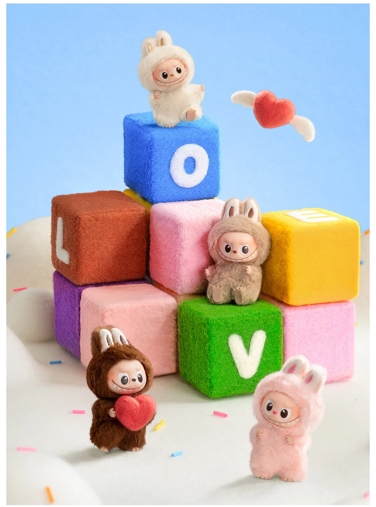 Labubu Pin for Love Series Blind Box (N-Z) Blue - Image 10