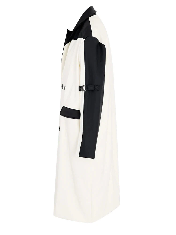 PU Leather Trench, Hudson Yards | Women - BYMANYC ® New York - Image 2