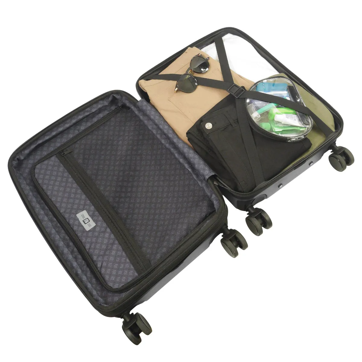 Revolution 22.5" Black Carry-On Luggage - Image 6