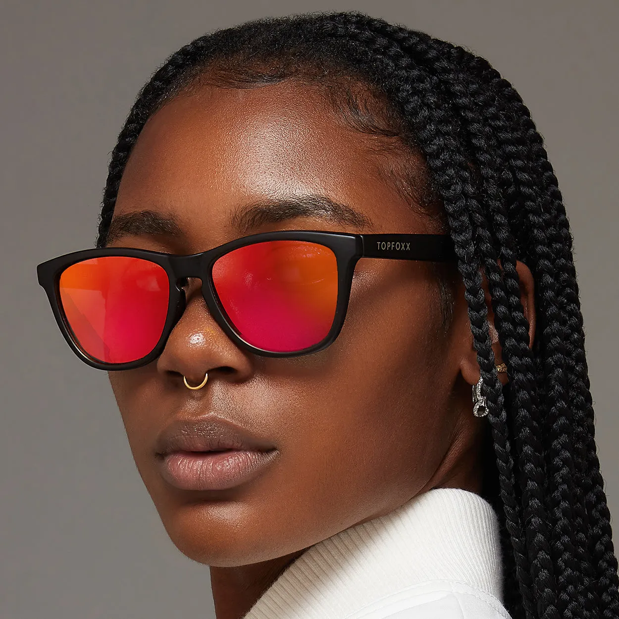 Rise Up Sunglasses - Revo® Mirrored Red