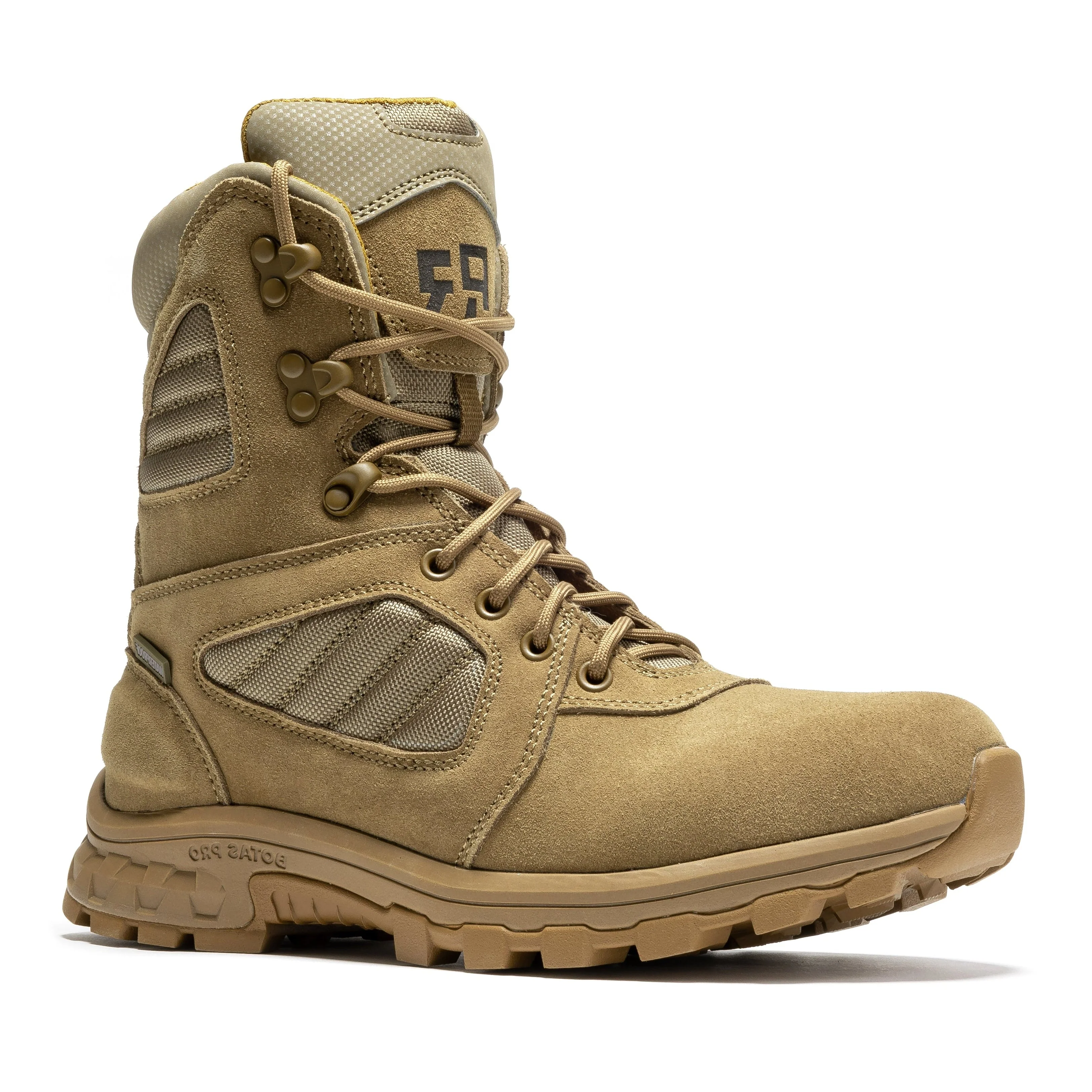 Burano Coyote 8 inch Suede Leather Waterproof Tactical & Military Boots AB540