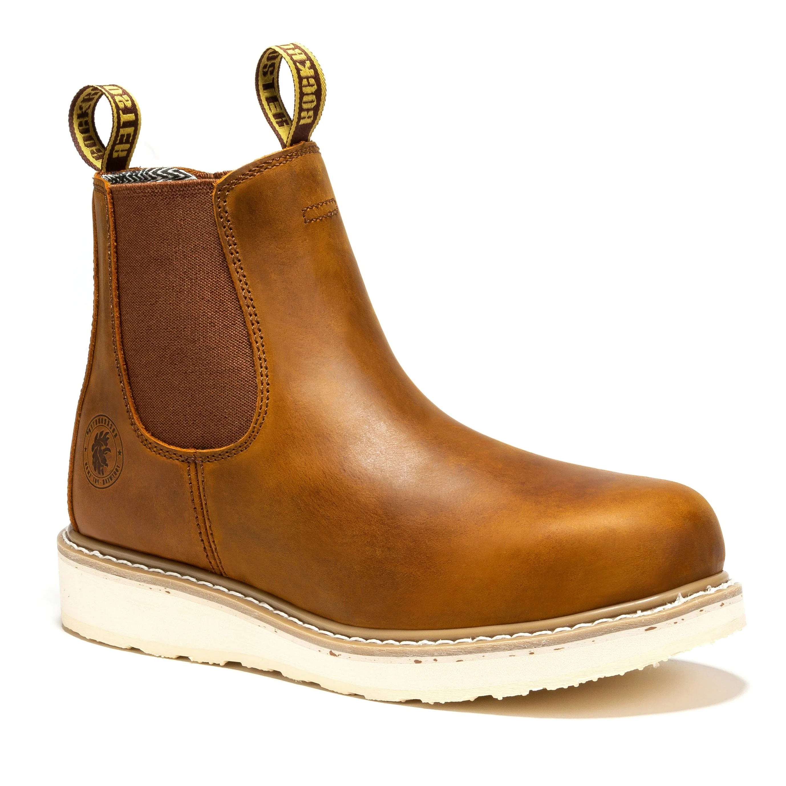 Capitola Men's 6 inch Brown Wedge Work Boots SAP102