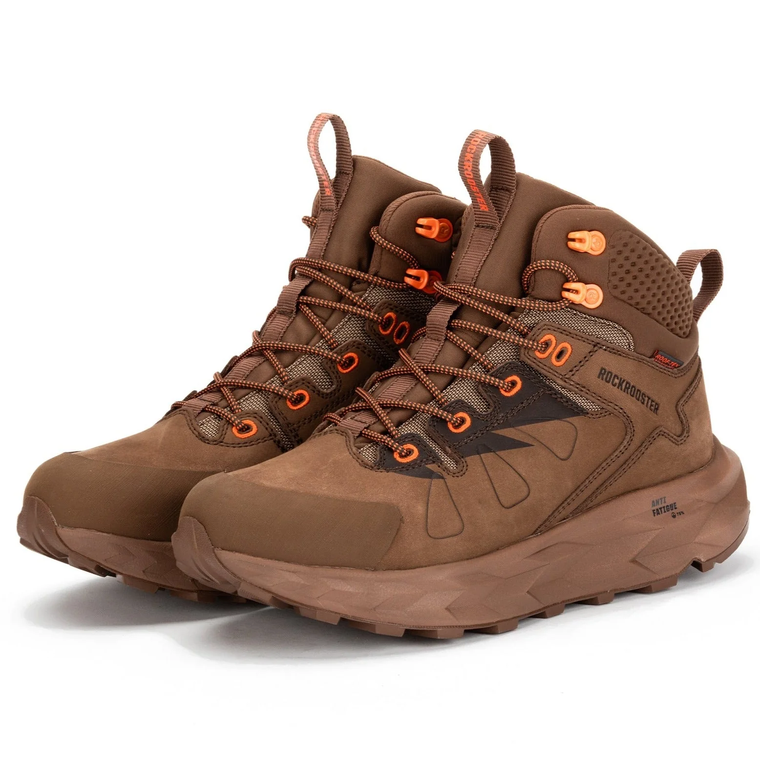 Farmington Brown 6 Inch Waterproof Hiking Boots with VIBRAM® Outsole OC21031 - Image 2
