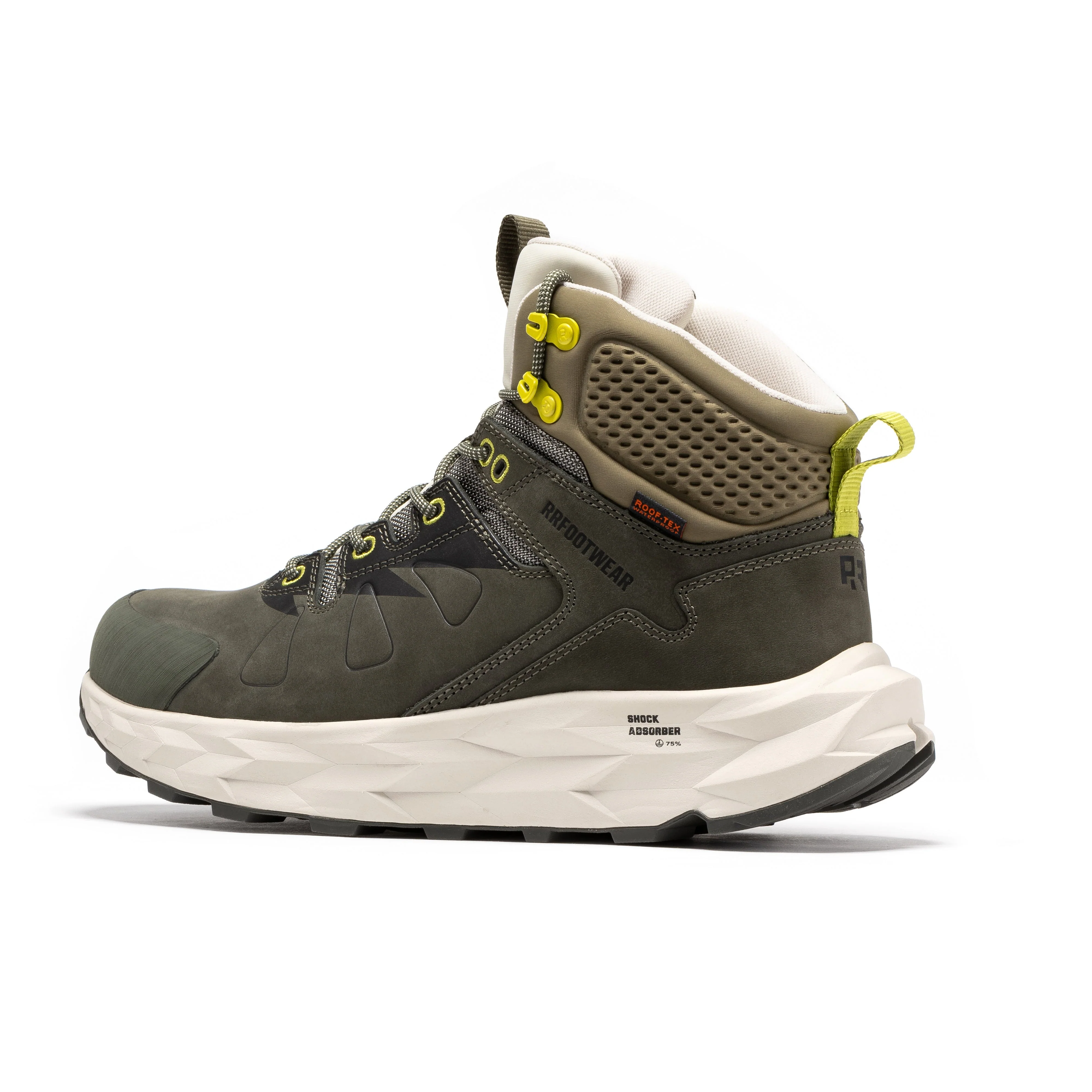 Farmington Green 6 Inch Waterproof Hiking Boots with VIBRAM® Outsole OC21033 - Image 2