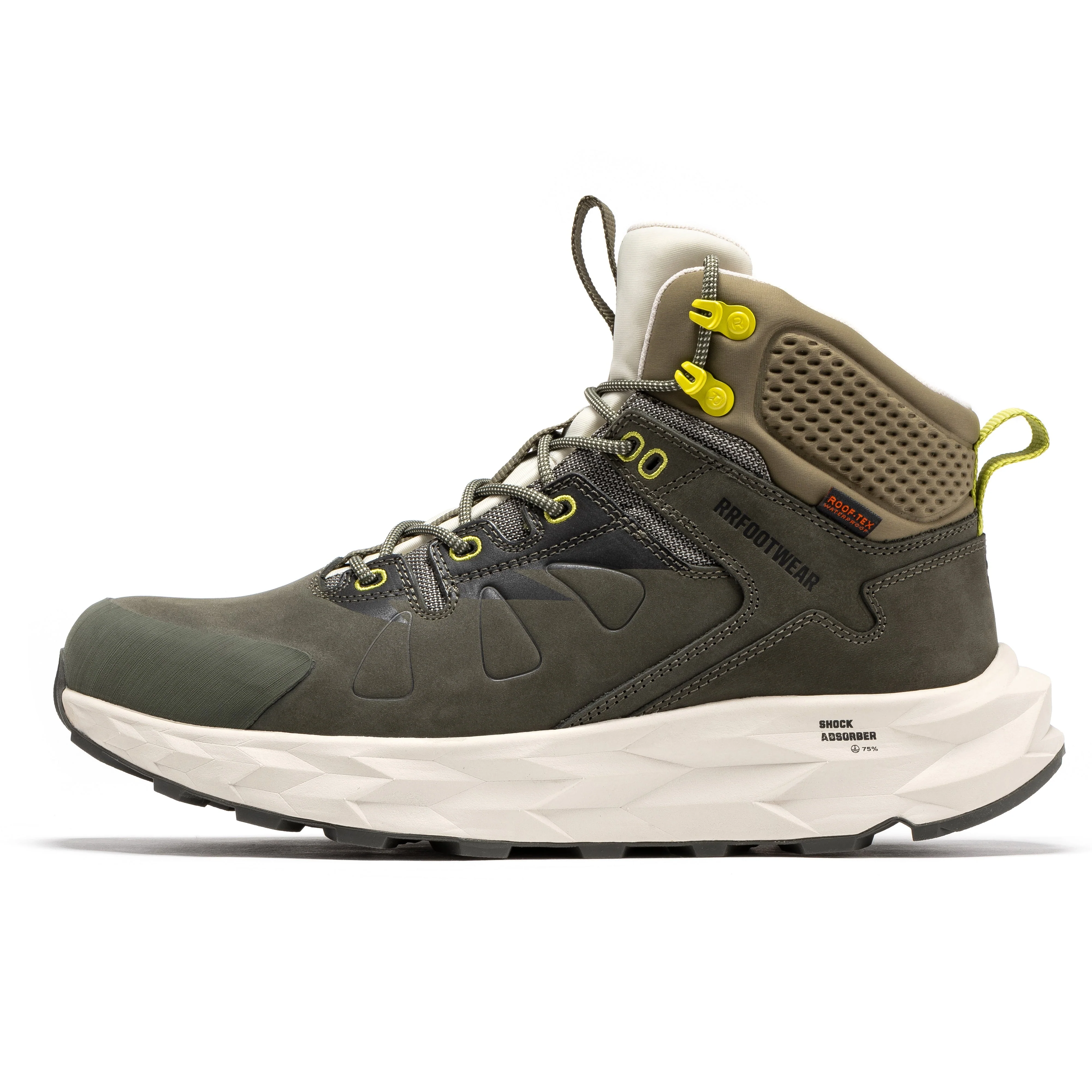 Farmington Green 6 Inch Waterproof Hiking Boots with VIBRAM® Outsole OC21033 - Image 5