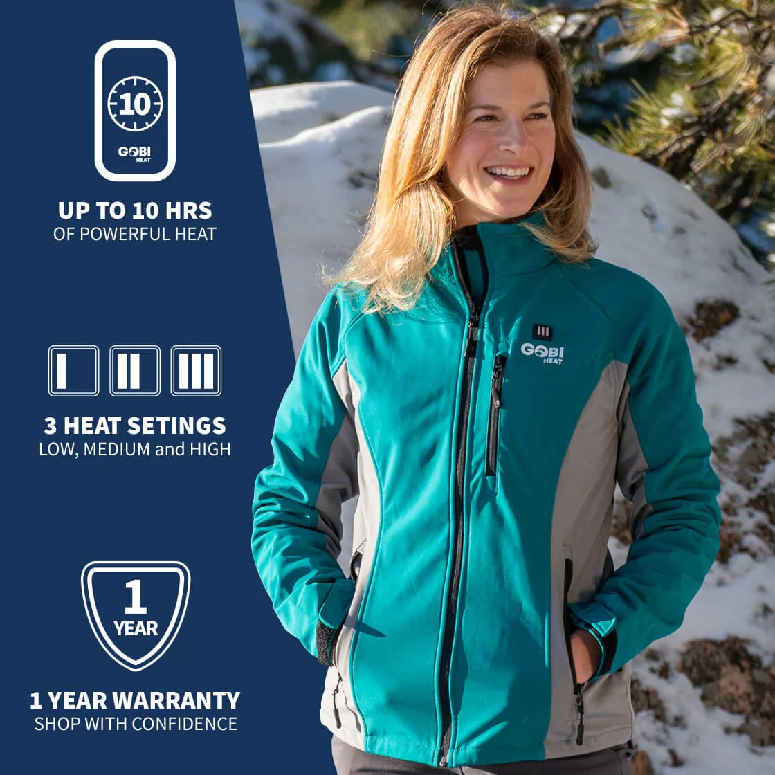 Sahara Womens Heated Jacket - Image 5