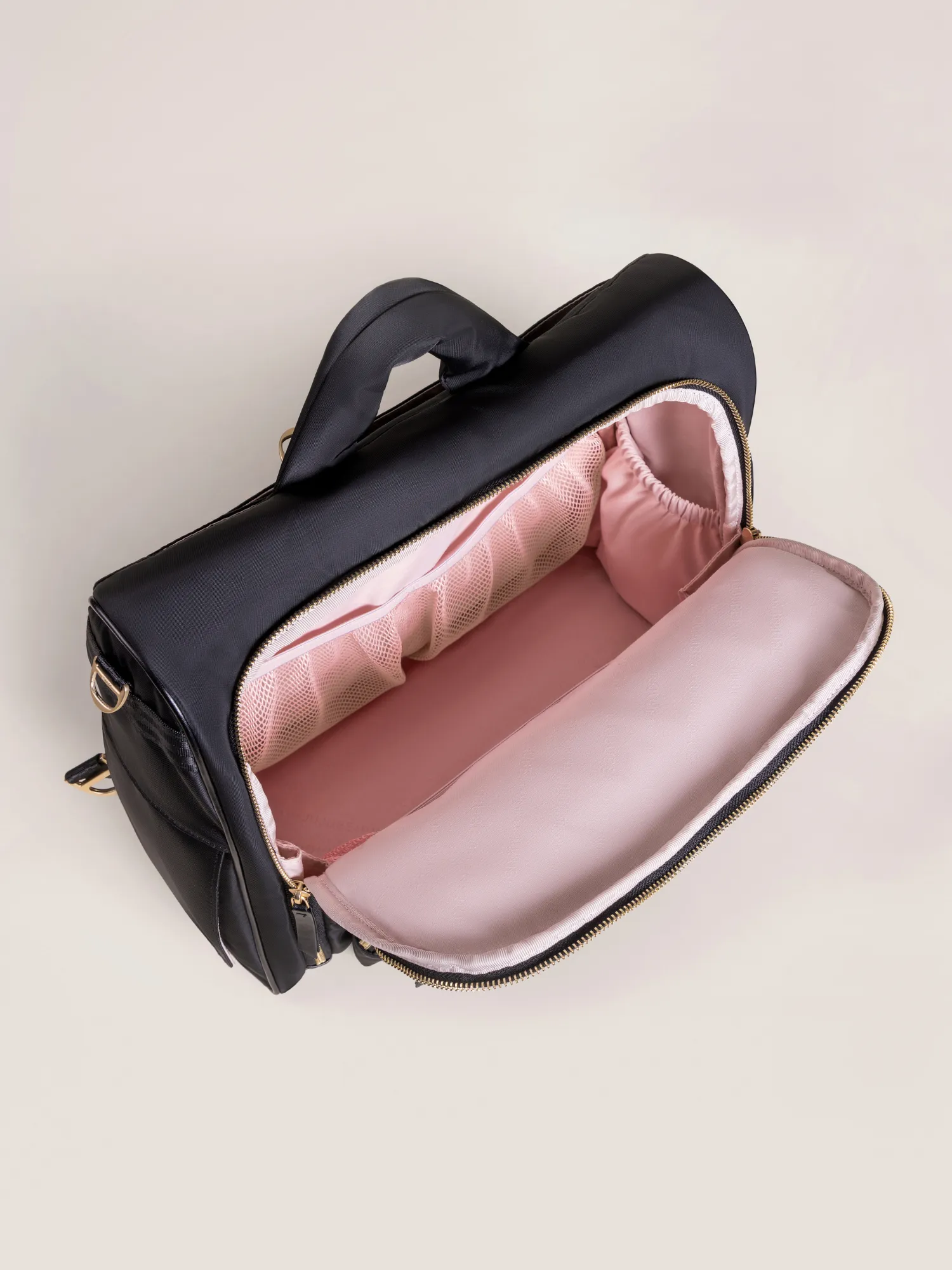 Satchel Black â 3-in-1 Stylish & Versatile Diaper Bag - Image 4