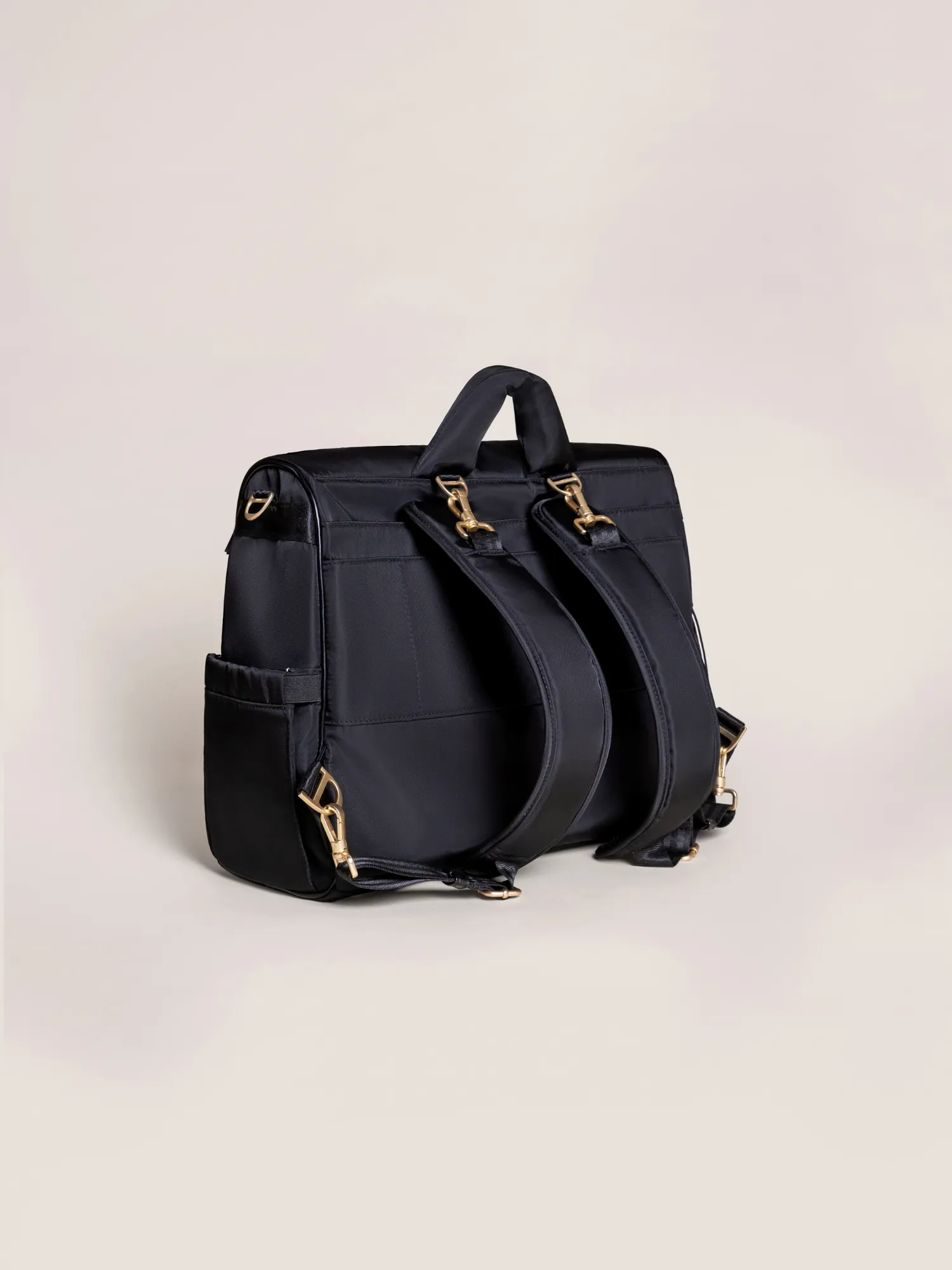 Satchel Black â 3-in-1 Stylish & Versatile Diaper Bag - Image 5