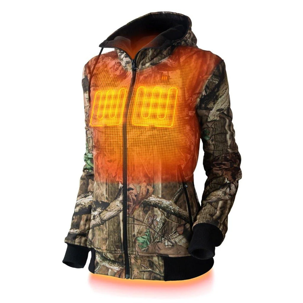 Shadow Women's Heated Hunting Hoodie - Available in Mossy OakĀ® and Real TreeĀ®