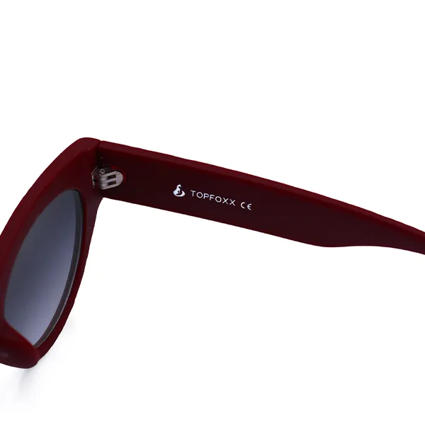 Sustainable Elizabeth Sunglasses - Ruby - Image 8